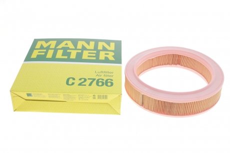 Фільтр повітряний Renault Megane 1.4 96-03/Clio 1.2-1.4 91-98/Volvo 440/460 1.7 88-96 -FILTER MANN C 2766