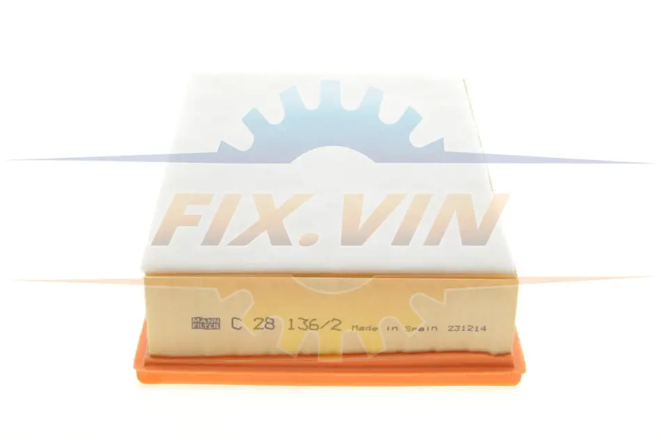 Фільтр повітряний Skoda Felicia 1.3/1.6/1.9D/VW Caddy/Polo 1.6/1.9SDI/TDI 94-02 (с поролоном) MANN C 28 136/2 (фото 1)