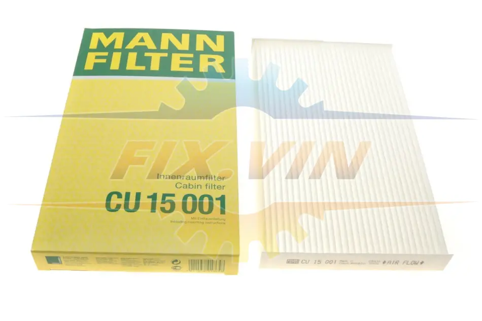 Фільтр салону -FILTER MANN CU 15 001 (фото 1)