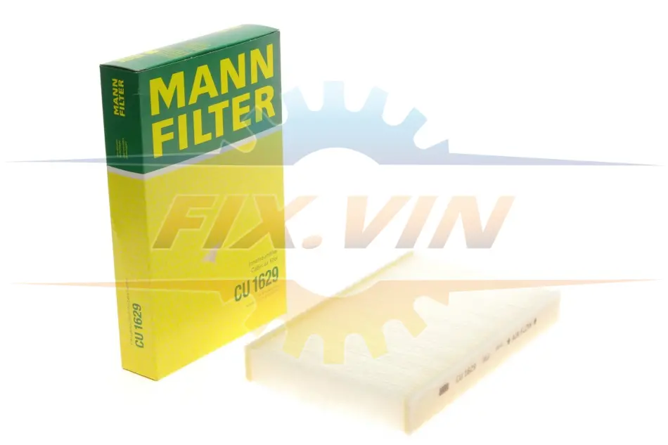 Фільтр салону -FILTER MANN CU 1629 (фото 1)