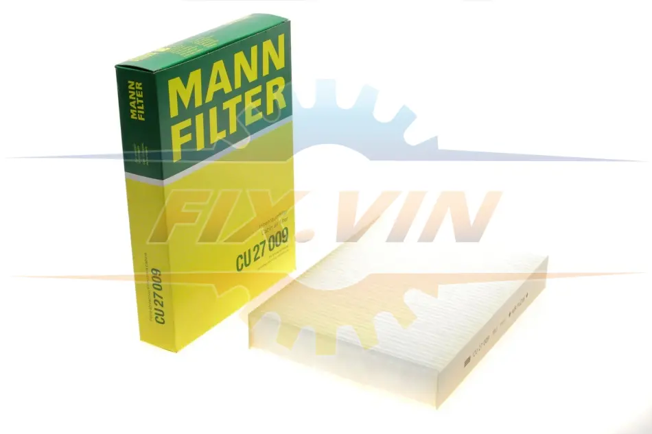 Фільтр салону -FILTER MANN CU 27 009 (фото 1)