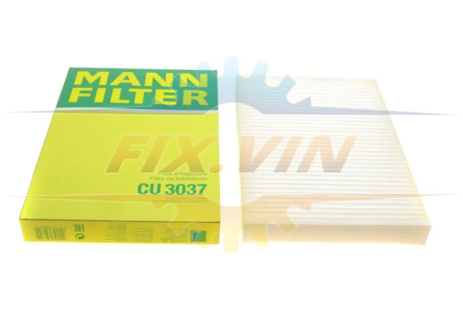 Фільтр салону -FILTER MANN CU 3037 (фото 1)