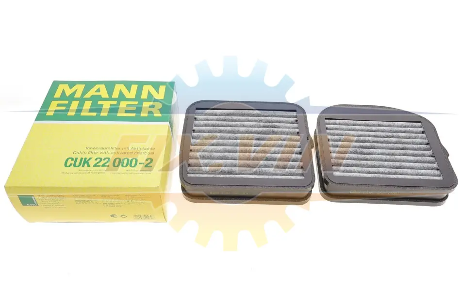 Фільтр салону вугільний MANN CUK 22 000-2 (фото 1)