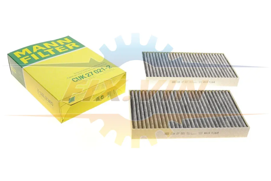 Фільтр салону (к-кт) -FILTER MANN CUK 27 021-2 (фото 1)