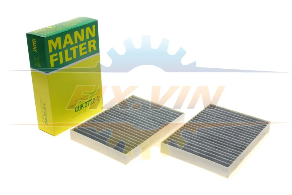Фільтр салону (к-кт) -FILTER MANN CUK 2722-2 (фото 1)