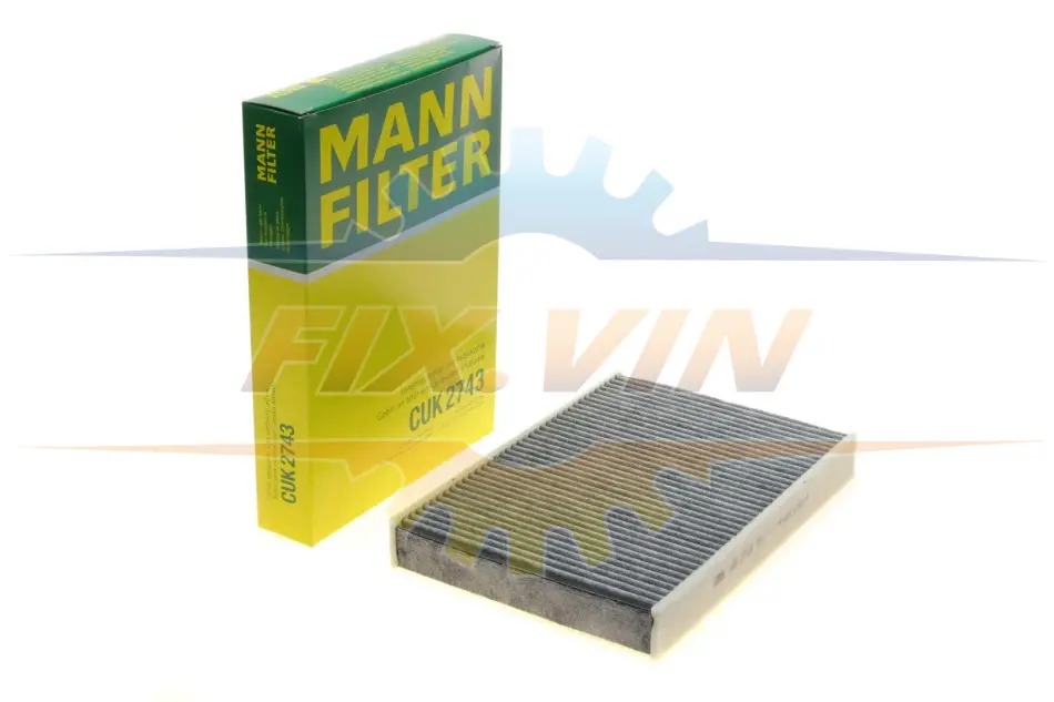 Фільтр салону -FILTER MANN CUK 2743 (фото 1)