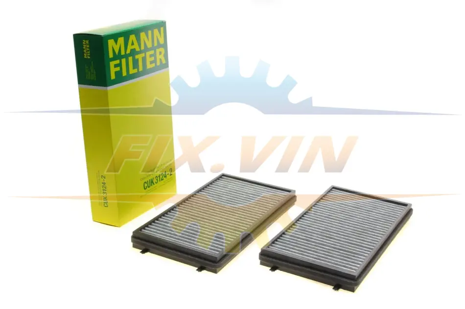 Фільтр салону (к-кт) -FILTER MANN CUK 3124-2 (фото 1)