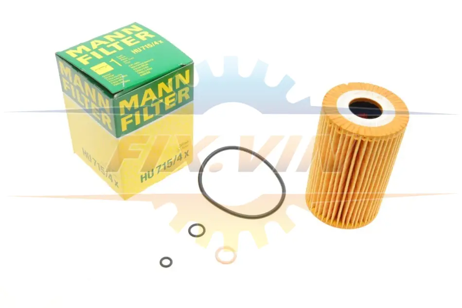 Фільтр масляний -FILTER MANN HU 715/4 X (фото 1)
