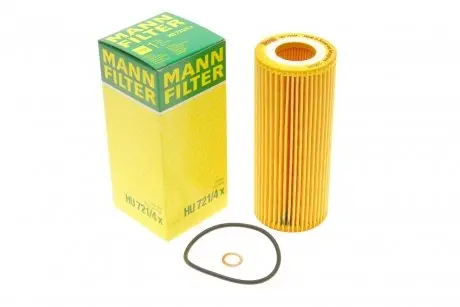 Фильтр масляный двигателя BMW 2.5-3.5 D 03- MANN HU 721/4 X