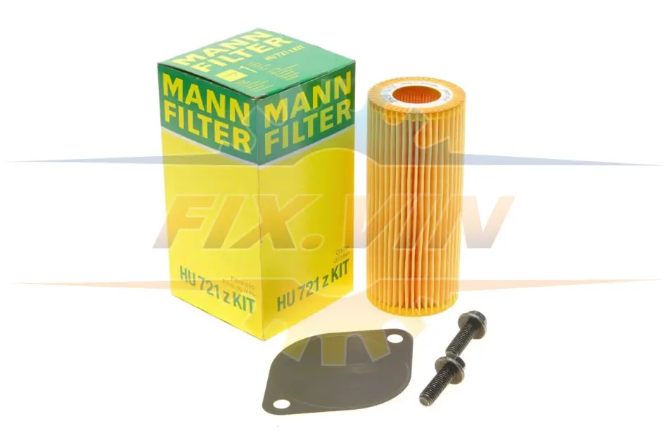 Фільтр масляний (к-кт) -FILTER MANN HU 721 Z KIT (фото 1)