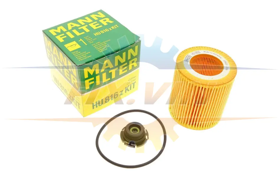 Фильтр масляный двигателя (пр-во) MANN HU 816 Z KIT (фото 1)
