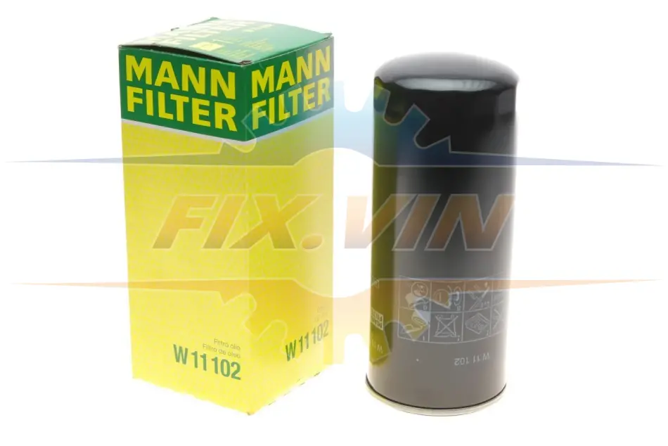 Фільтр масляний Iveco M/MK/PA-Serie 6.1 83-93 -FILTER MANN W 11 102 (фото 1)