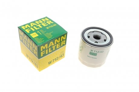 Фільтр масляний -FILTER MANN W 712/43