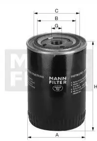 Фільтр масляний MANN WA923/5 (фото 1)