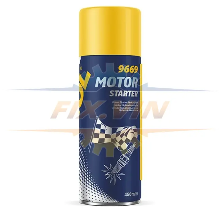 Быстрый пуск двигателя Motor Starter(спрей), 450мл. MANNOL 9669 (фото 1)