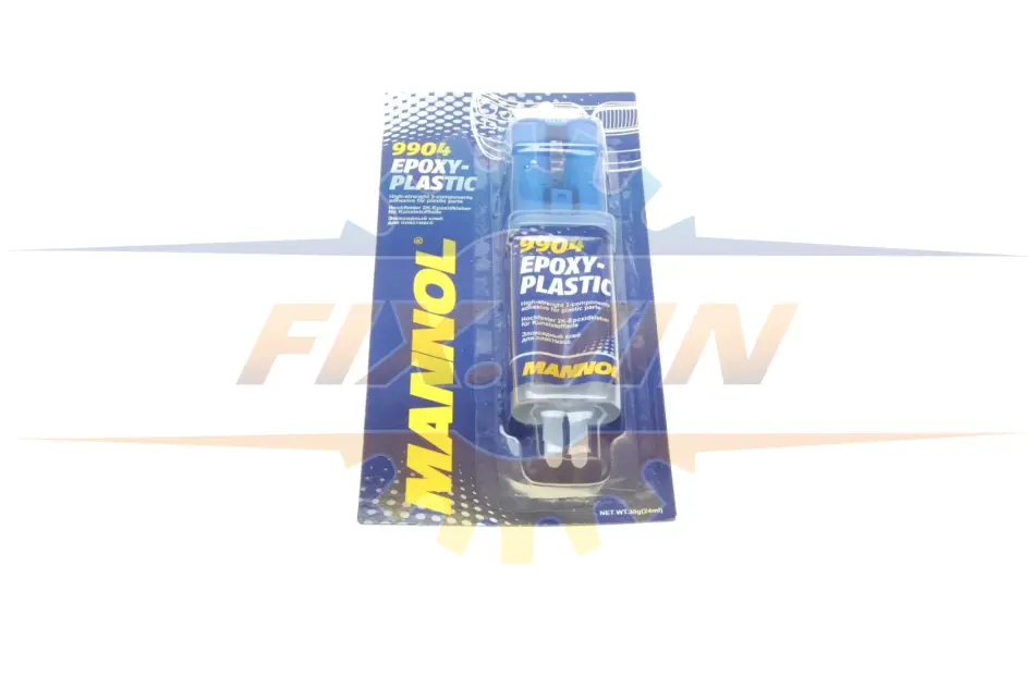 Клей двухкомпонентный для пластика MANNOL Epoxy-Plastic (двойной шприц), 30г. Mannol 9904 (фото 1)