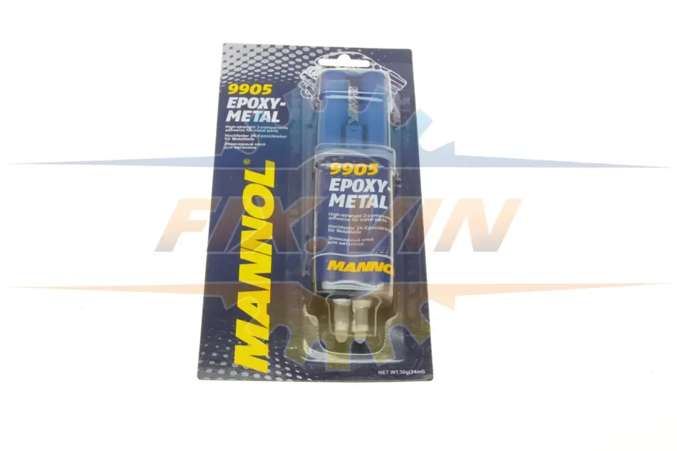 Клей двокомпонентний для металу Epoxy-Metal (30g) Mannol 9905 (фото 1)