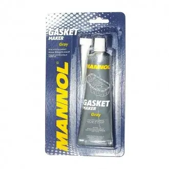 Герметик силиконовый высокотемпературный MANNOL Gasket Maker Grey(серый), 85г Mannol 9913