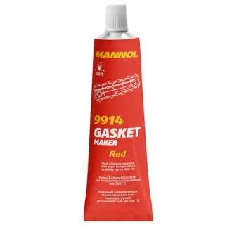 Герметик силіконовий високотемпературний Gasket Maker Red(червоний), 85г MANNOL 9914