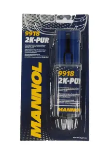 Клей двухкомпонентный универсальный MANNOL 2K-PUR, 30г. Mannol 9918