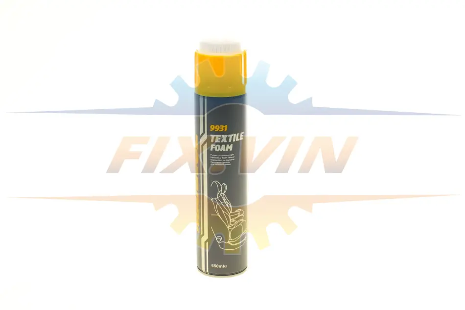 Очисник текстилю пінний MANNOL Textile foam аерозоль 650 мл Mannol 9931 (фото 1)