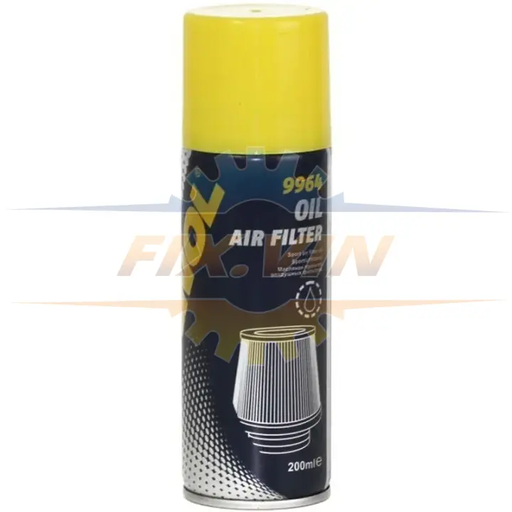 Масляная пропитка для воздушных фильтров нулевого сопротивления MANNOL Air filter oil(аэрозоль), 200мл. Mannol 9964 (фото 1)