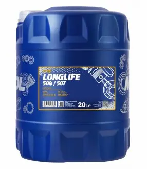 Олива моторна MANNOL Longlife 504/507 5W-30 20 л Mannol MN7715-20