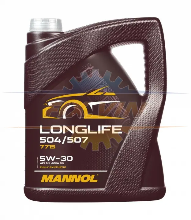 Олива моторна MANNOL Longlife 504/507 5W-30 5 л Mannol MN7715-5 (фото 1)