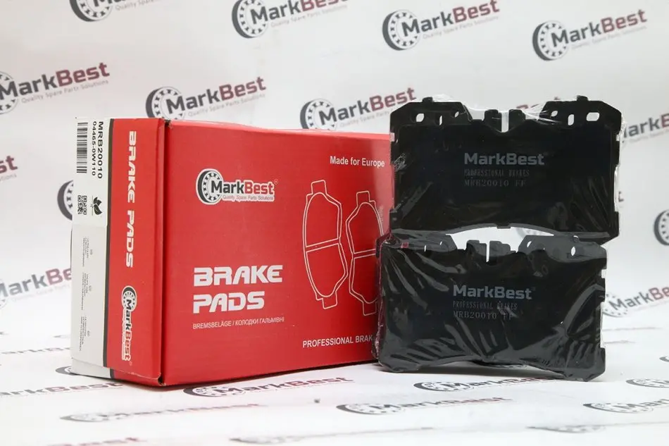 Колодки PROFESSIONAL+ антискрипні пластини MarkBest MRB20010 (фото 1)