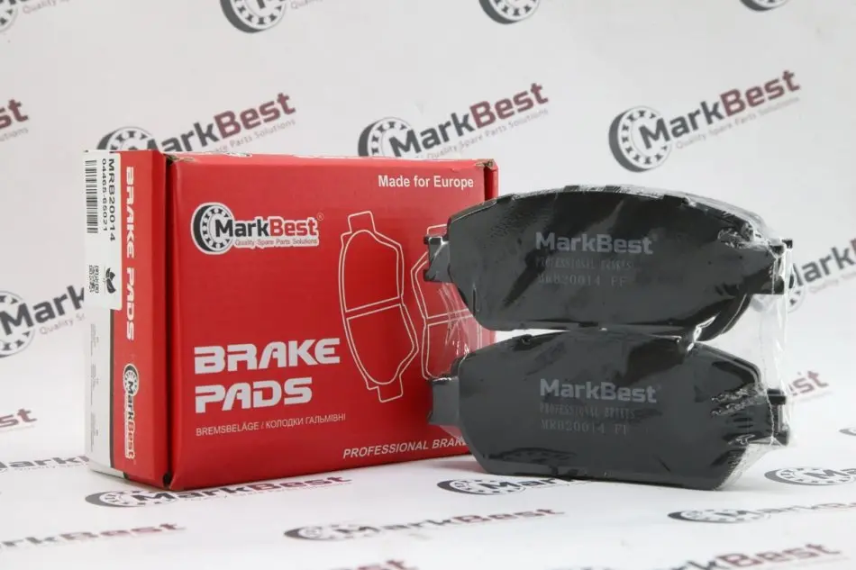 Колодки PROFESSIONAL+ антискрипні пластини MarkBest MRB20014 (фото 1)