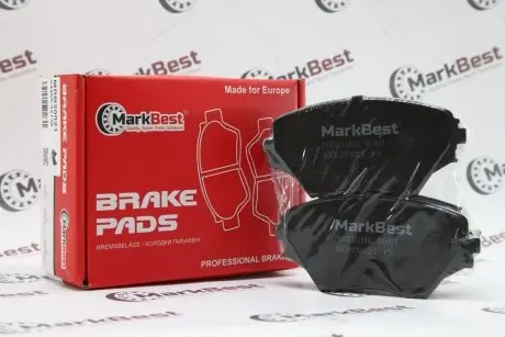 Колодки PROFESSIONAL+ антискрипні пластини MarkBest MRB20021
