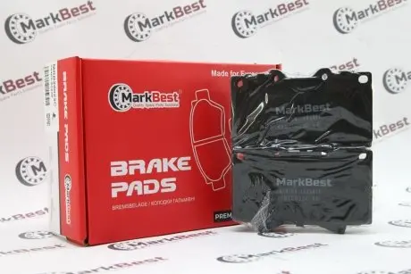 Колодки PREMIUM CERAMIC+ антискрипні пластини MarkBest MRB20022C