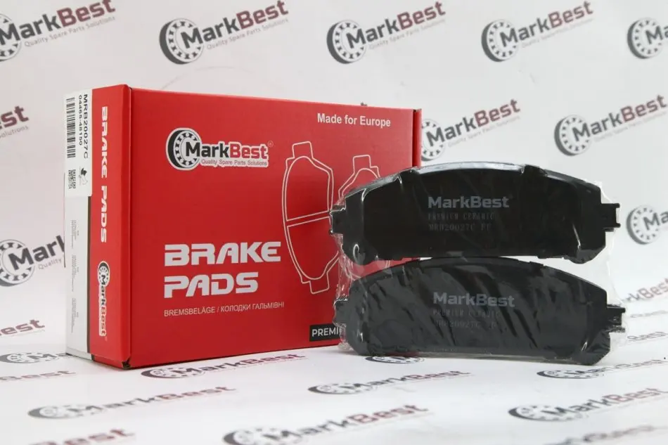 Колодки PREMIUM CERAMIC+ антискрипні пластини MarkBest MRB20027C (фото 1)