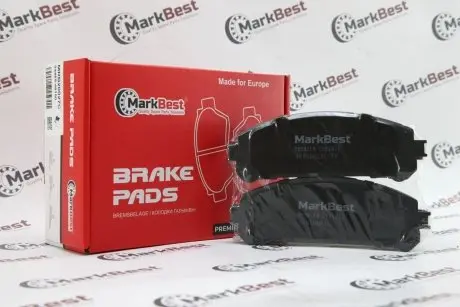 Колодки PREMIUM CERAMIC+ антискрипні пластини MarkBest MRB20027C