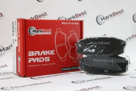 Колодки PREMIUM CERAMIC+ антискрипні пластини MarkBest MRB20517C