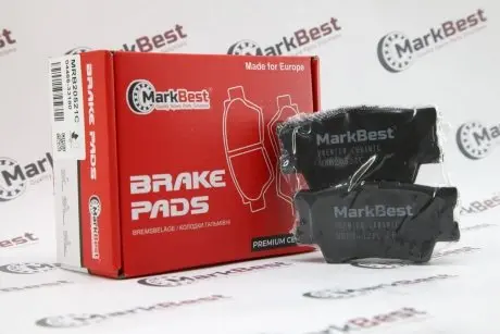 Колодки PREMIUM CERAMIC+ антискрипні пластини MarkBest MRB20521C