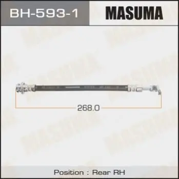Шланг гальмівний (BH-593-1) MASUMA BH5931 (фото 1)