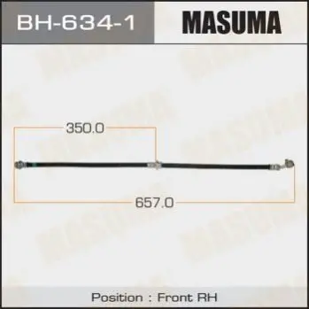Шланг гальмівний (BH-634-1) MASUMA BH6341 (фото 1)