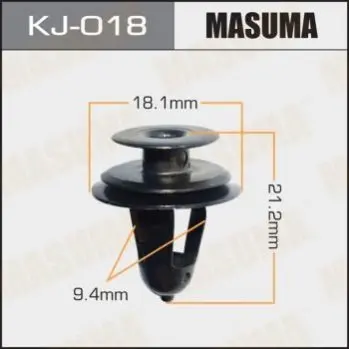 Клипса (кратно 10) Masuma MASUMA KJ018 (фото 1)
