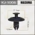 Клипса защиты порога Honda Civic (-01), CR-V (-01) (кратно 10) Masuma MASUMA KJ1006 (фото 1)