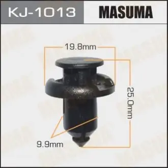 Клипса крепления бампера Honda Accord, CR-V (кратно 50)  MASUMA KJ-1013