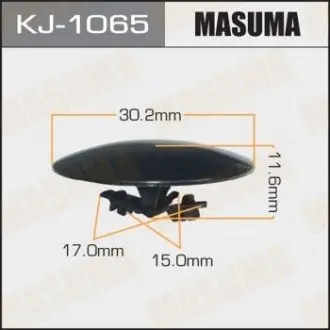 Клипса (пластиковая крепежная деталь) MASUMA KJ-1065