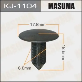 Клипса (кратно 10) Masuma MASUMA KJ1104 (фото 1)