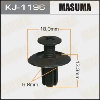 Клипса (кратно 10) Masuma MASUMA KJ1196 (фото 1)