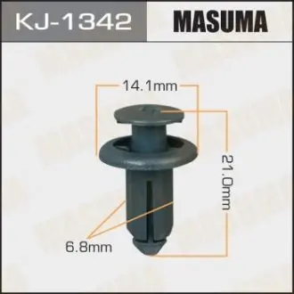 Клипса (пластиковая крепежная деталь) MASUMA KJ-1342