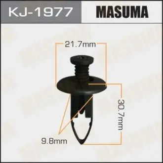 Клипса (пластиковая крепежная деталь) MASUMA KJ-1977