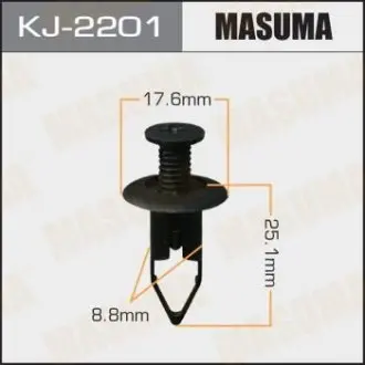 Клипса (пластиковая крепежная деталь) MASUMA KJ-2201