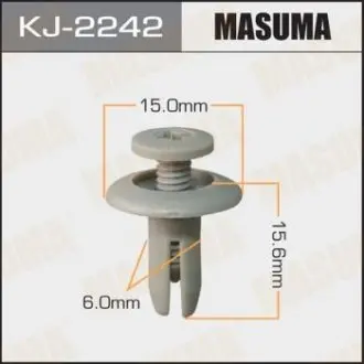 Клипса (пластиковая крепежная деталь) MASUMA KJ-2242