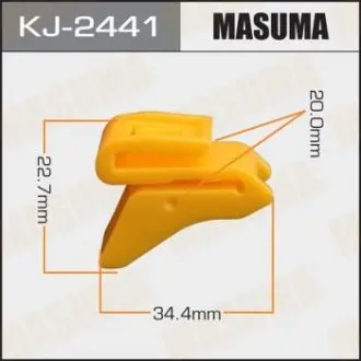 Клипса (пластиковая крепежная деталь) MASUMA KJ-2441
