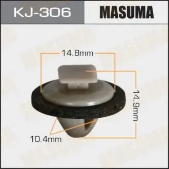 Клипса (пластиковая крепежная деталь).. MASUMA KJ-306